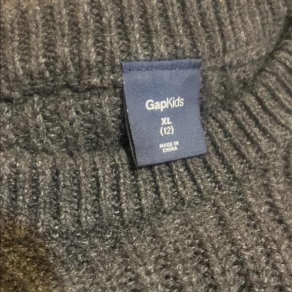 Gap kids charcoal sweater sz 12 XL - Picture 2 of 7